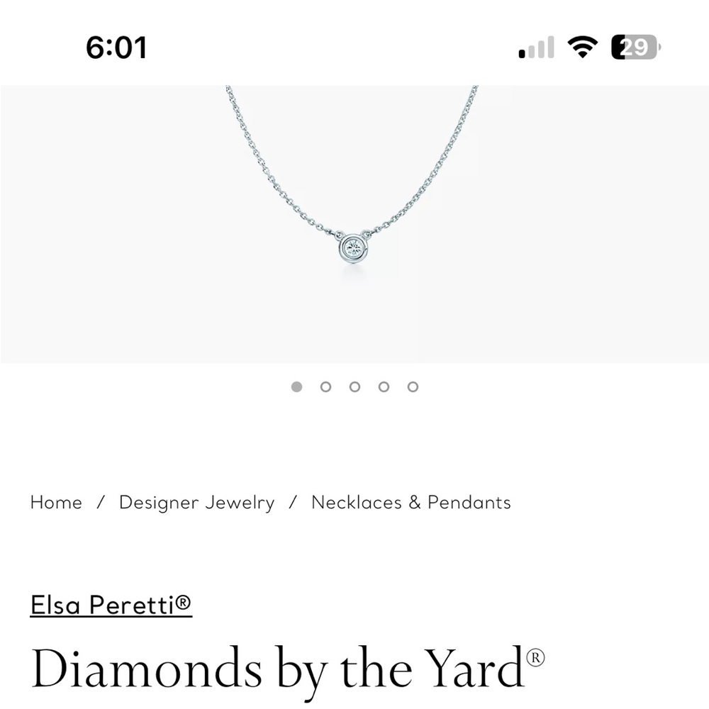 Diamond Tiffany pendant